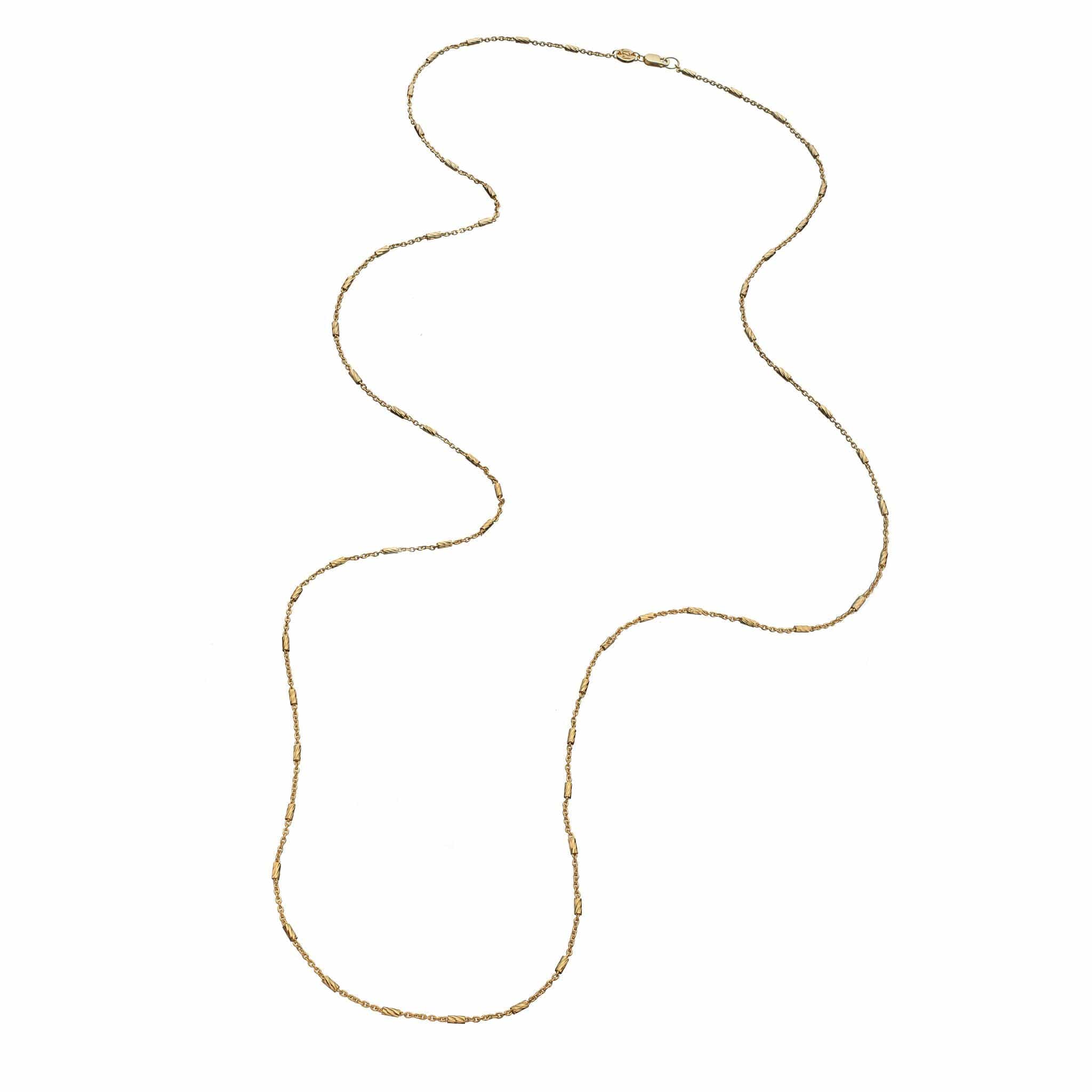 Jennifer Zeuner Jewelry Neve Necklace gold vermeil / 36"