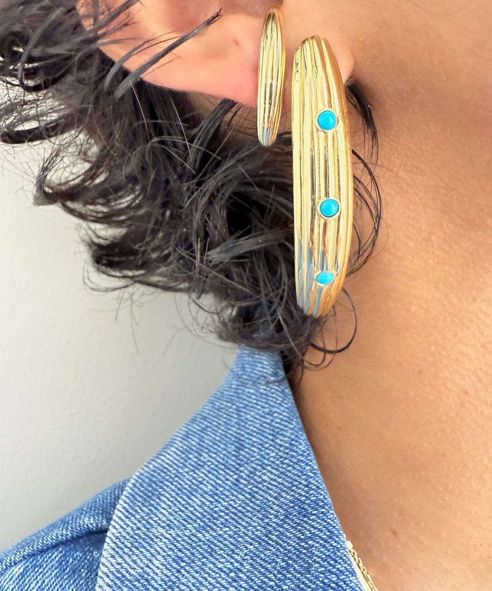 Jennifer Zeuner スタッド ドーム ゴールド ピアス JENNIFER ZEUNER | WELLGROUND