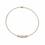 Jennifer Zeuner Jewelry Noelle Choker gold vermeil