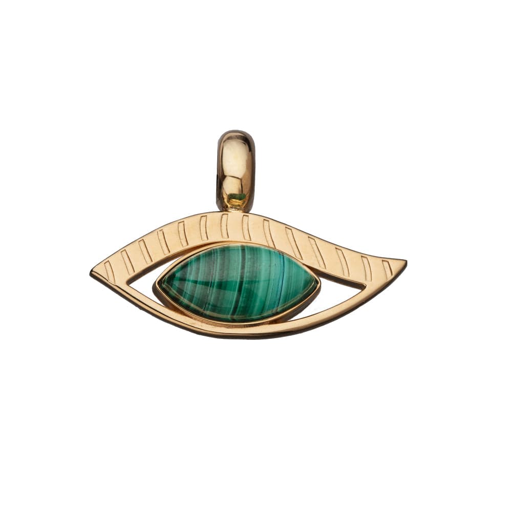 Jennifer Zeuner Nora Charm 18k Yellow Gold Plated Silver