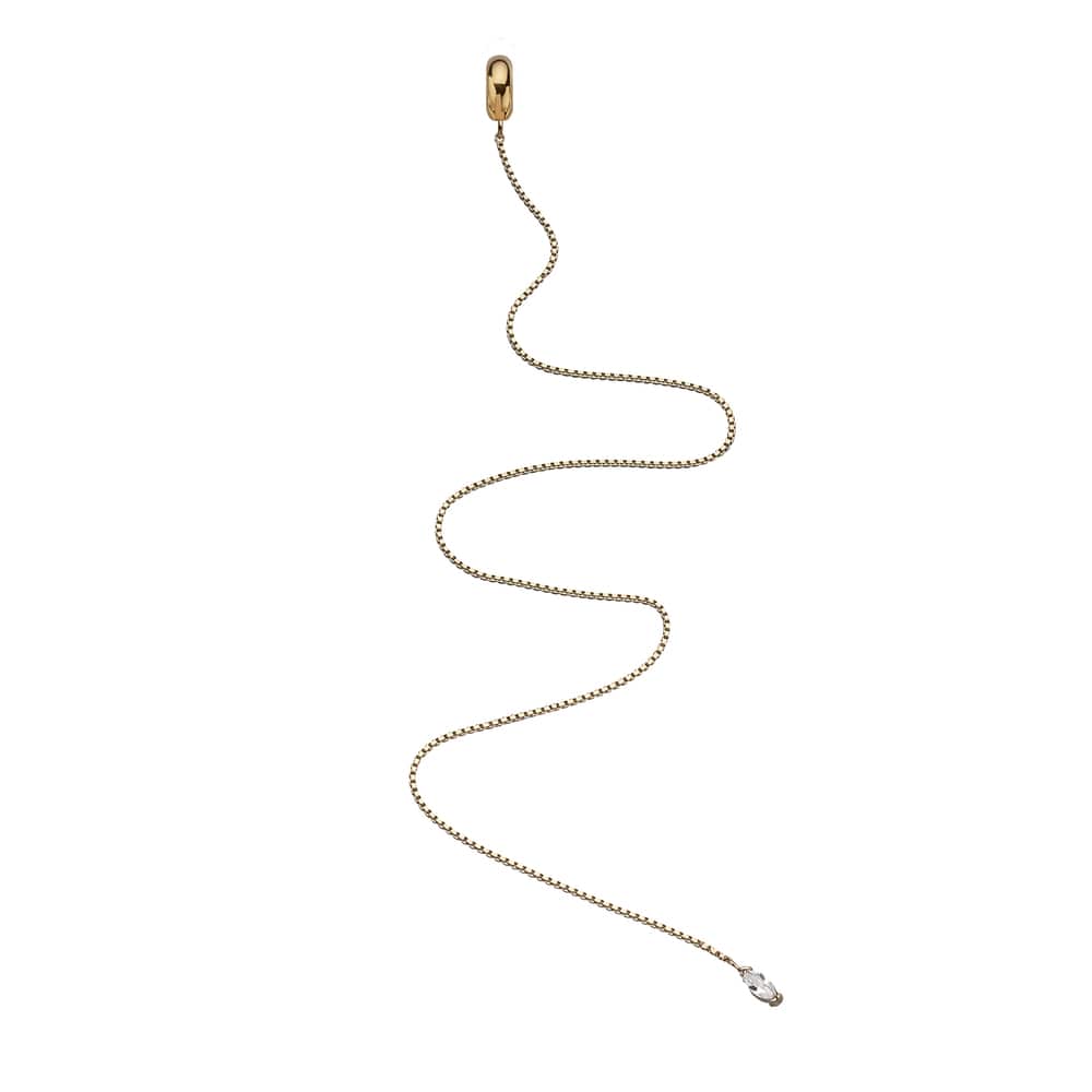Jennifer Zeuner Penelope Charm 18k yellow gold-plated silver