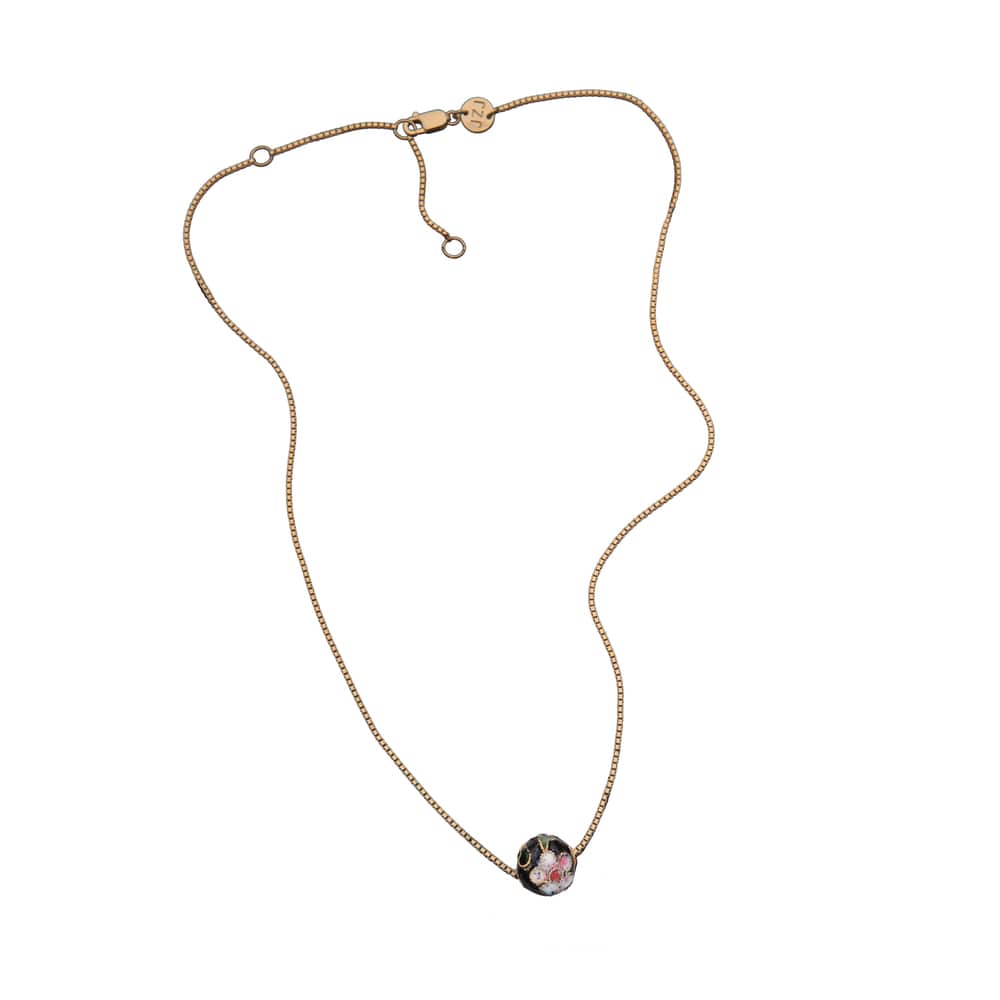 Jennifer Zeuner Perrin Necklace 18k yellow gold-plated silver
