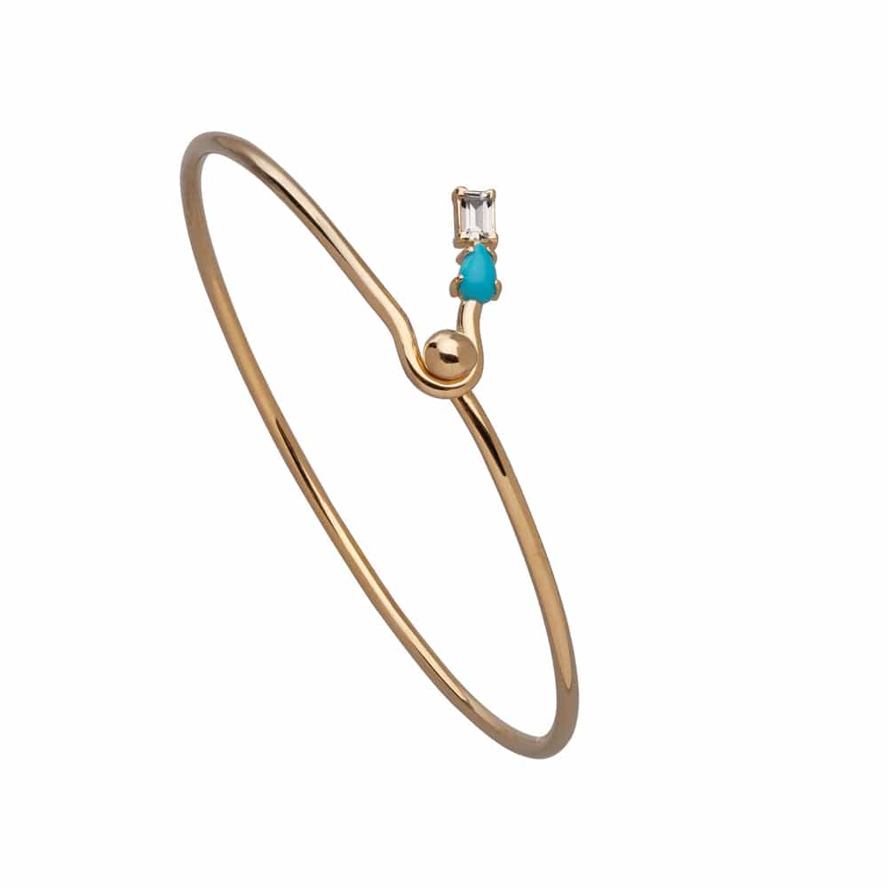 Jennifer Zeuner Petra Bracelet Gold Vermeil