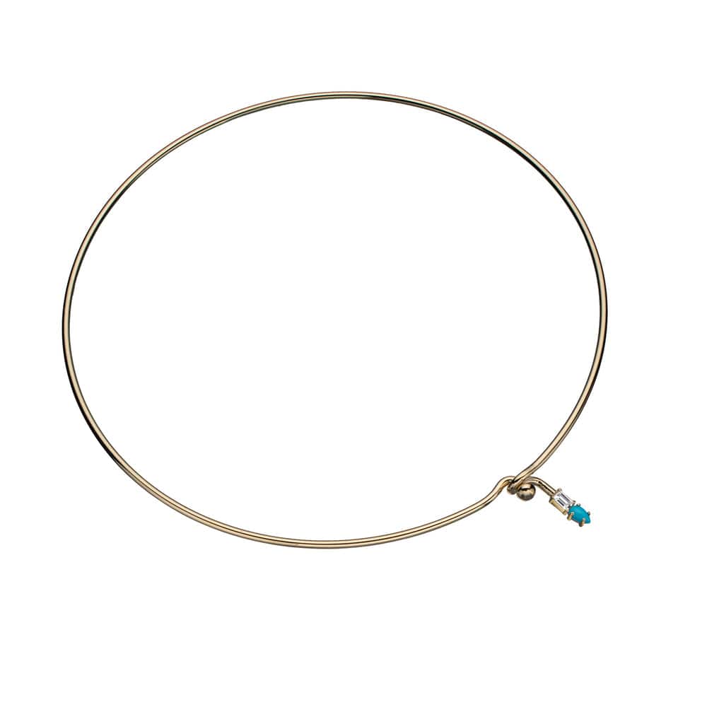 Jennifer Zeuner Petra Choker gold vermeil