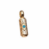 Jennifer Zeuner Piper Charm 18k Yellow Gold Plated Silver