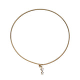 Jennifer Zeuner Porto Choker 18k Yellow Gold Plated Silver