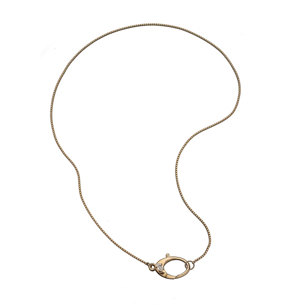 Jennifer Zeuner Quinn Necklace 18k Yellow Gold Plated Silver