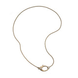 Jennifer Zeuner Quinn Necklace 18k Yellow Gold Plated Silver
