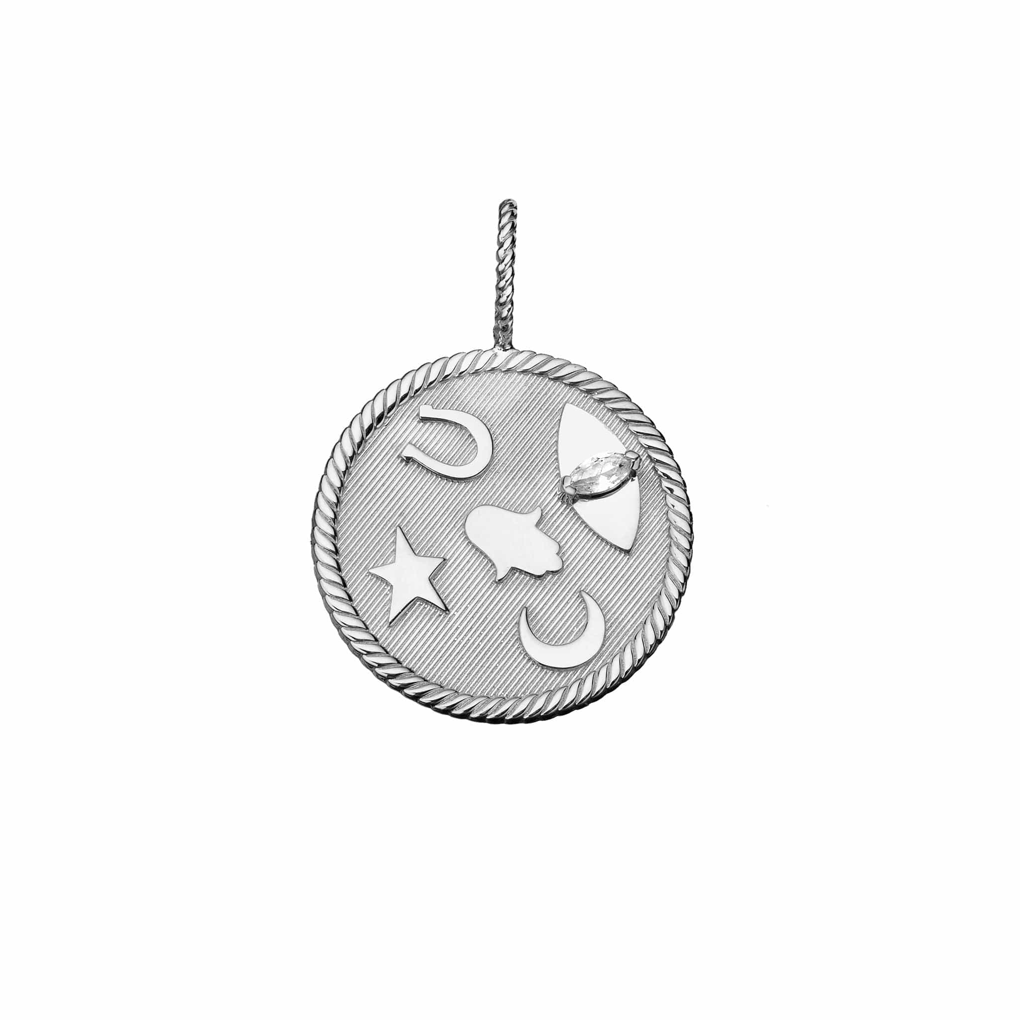 Jennifer Zeuner Jewelry Rasha Charm sterling silver