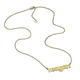 Jennifer Zeuner Jewelry Reagan Nameplate Necklace