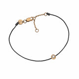 Jennifer Zeuner Jewelry Reina 14K Bracelet 14k yellow gold / black