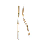 Jennifer Zeuner Jewelry Rhonda Earrings Yellow Plated