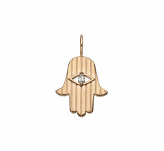 Jennifer Zeuner Jewelry Sari Charm gold vermeil