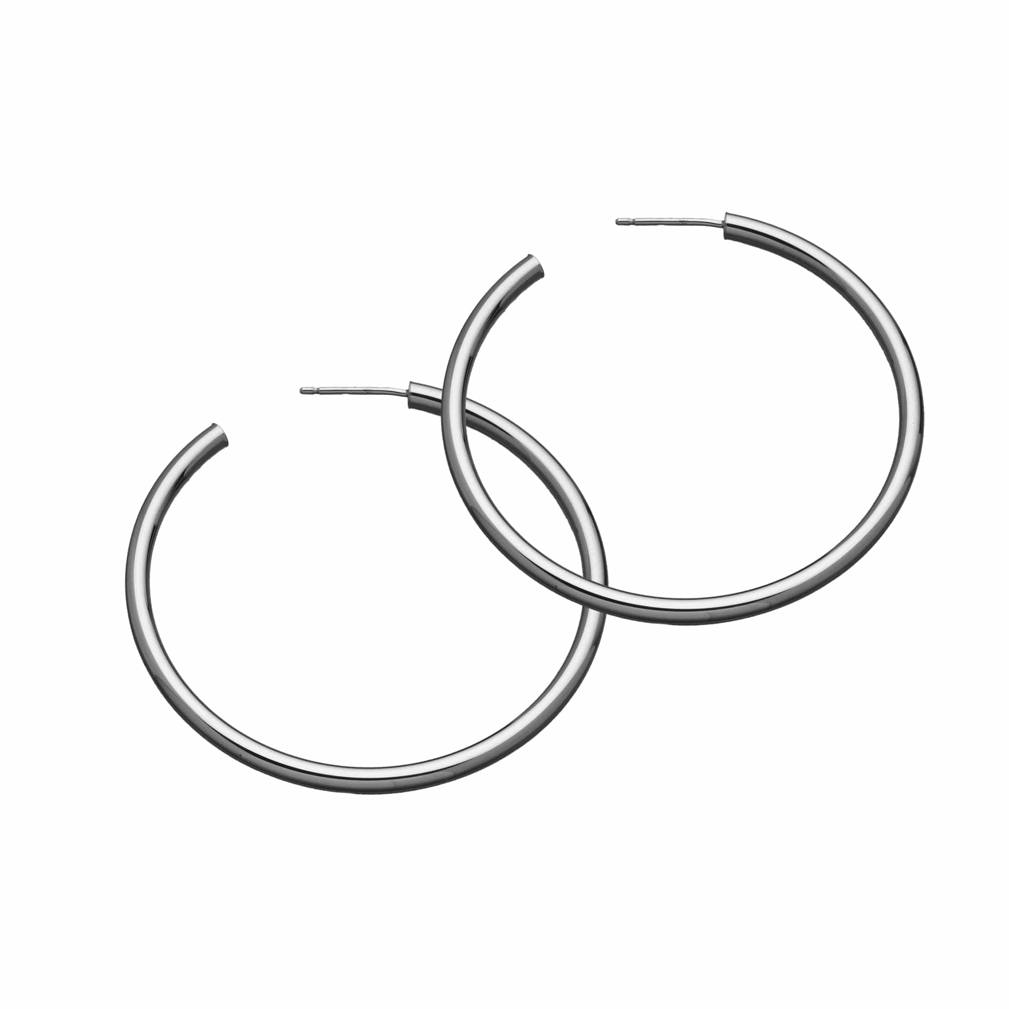 Jennifer Zeuner Selene 2" Hoops Sterling silver