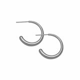 Jennifer Zeuner Jewelry Simone 1" Hoops sterling silver