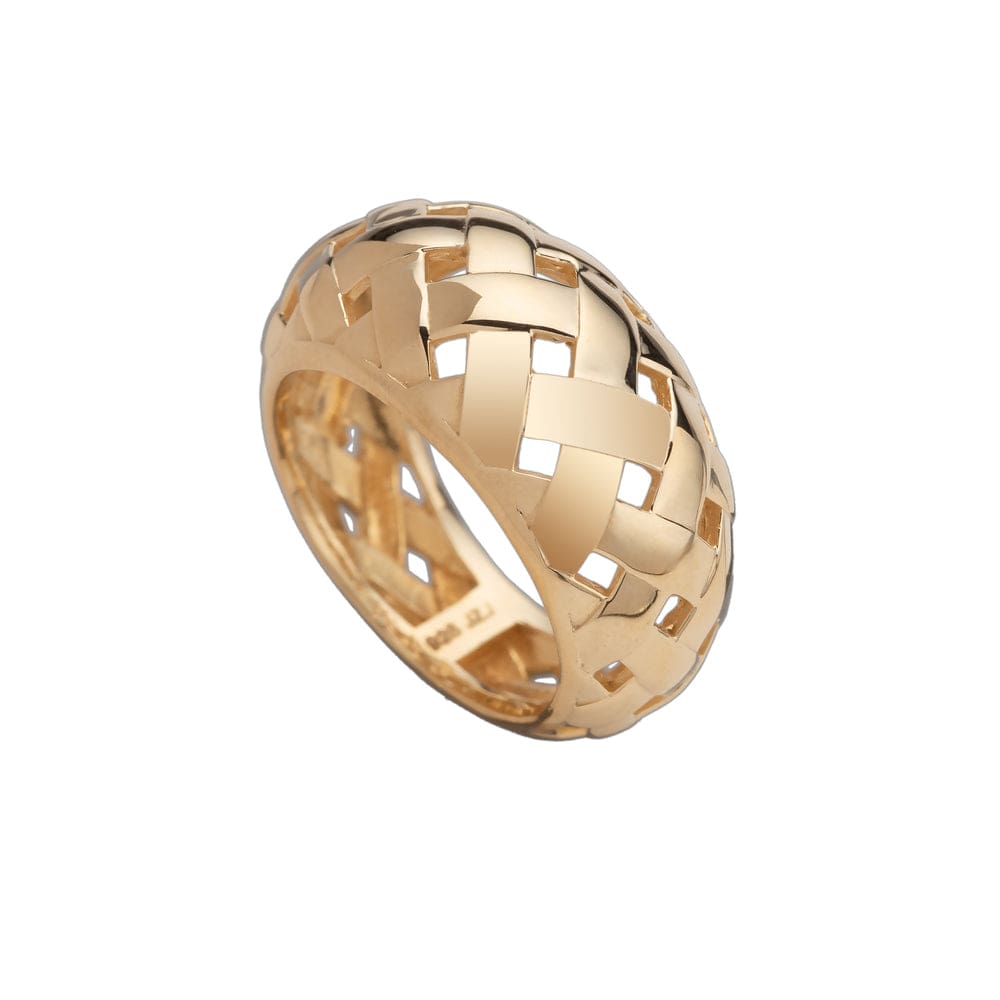 Jennifer Zeuner Solora Ring gold vermeil / 4