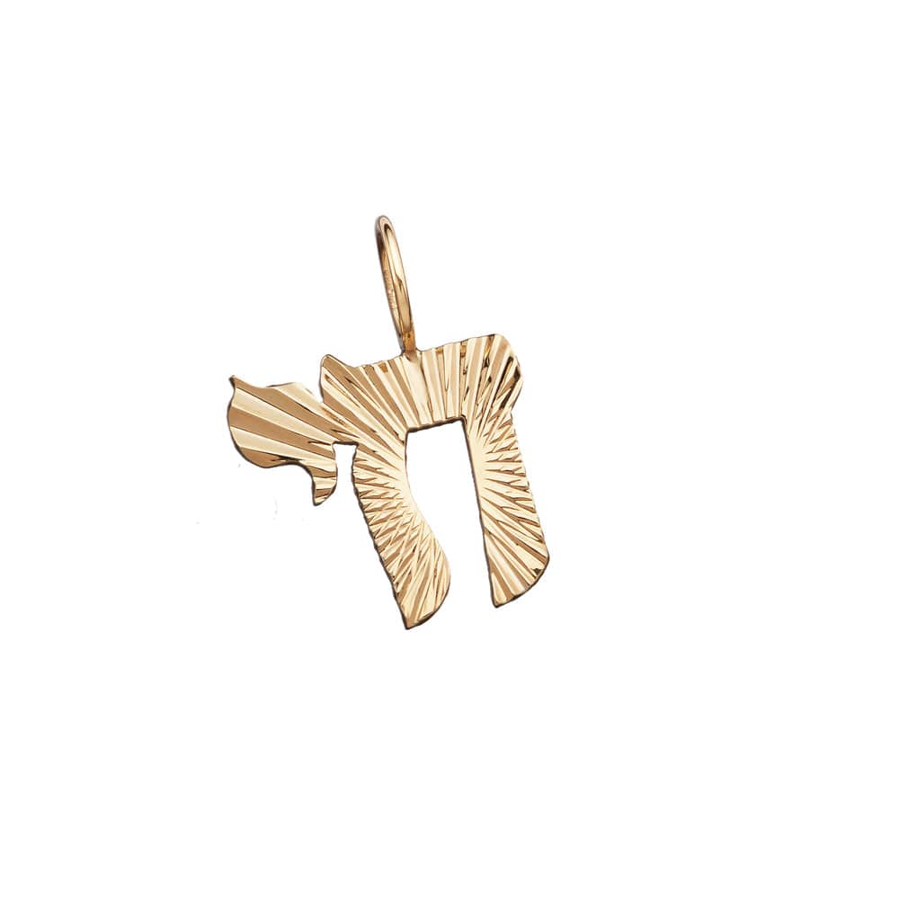 Jennifer Zeuner Jewelry Stav Charm gold vermeil