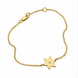 Jennifer Zeuner Jewelry Stella Bracelet 14k yellow gold