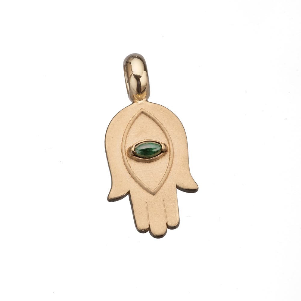 Jennifer Zeuner Tali Charm 18k Yellow Gold Plated Silver
