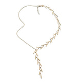Jennifer Zeuner Venus Lariat gold vermeil