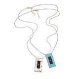 Jennifer Zeuner Wallace Necklace 18k yellow gold plated silver