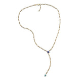 Jennifer Zeuner Yara Lariat gold vermeil
