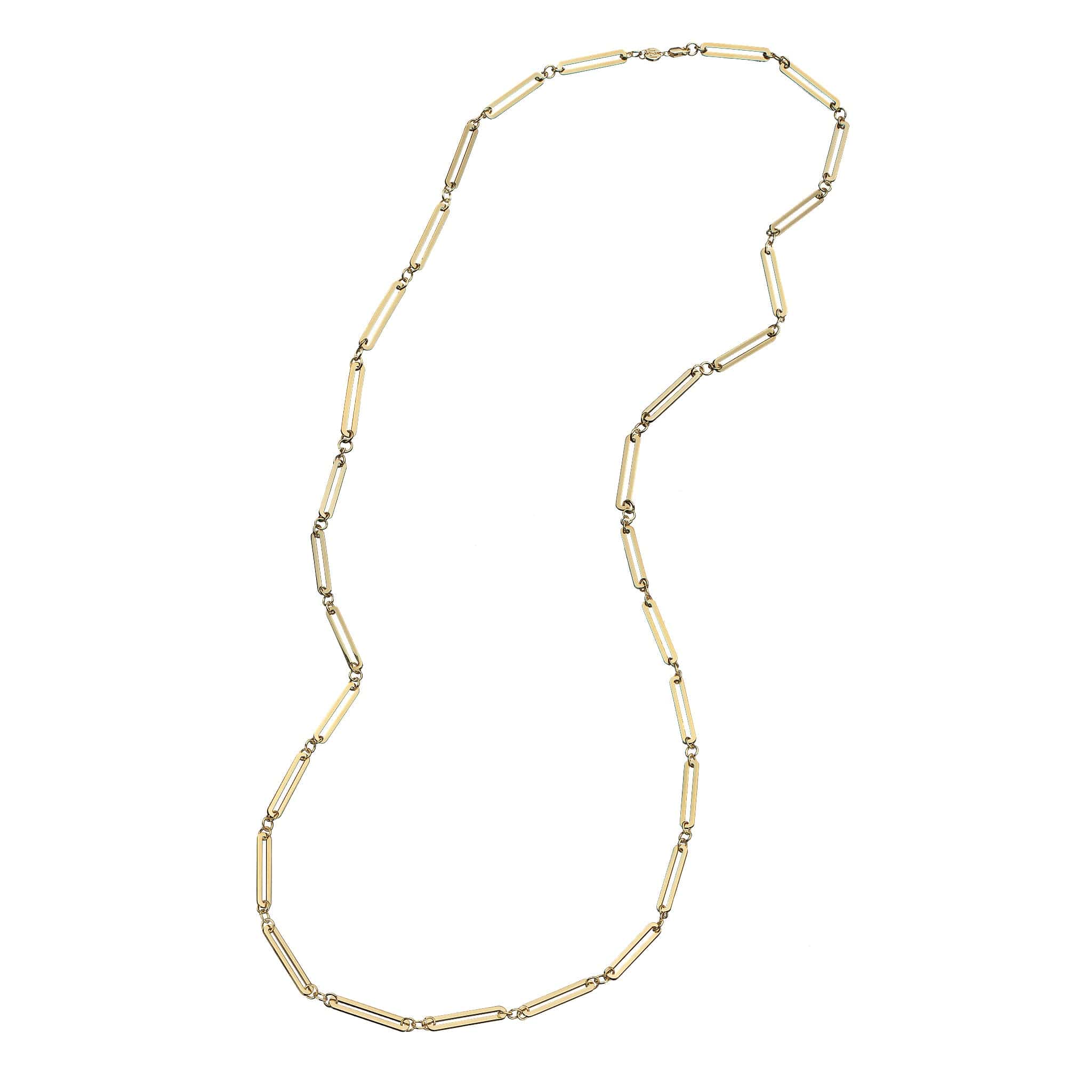 Jennifer Zeuner Jewelry Zadie Necklace gold vermeil / 36"