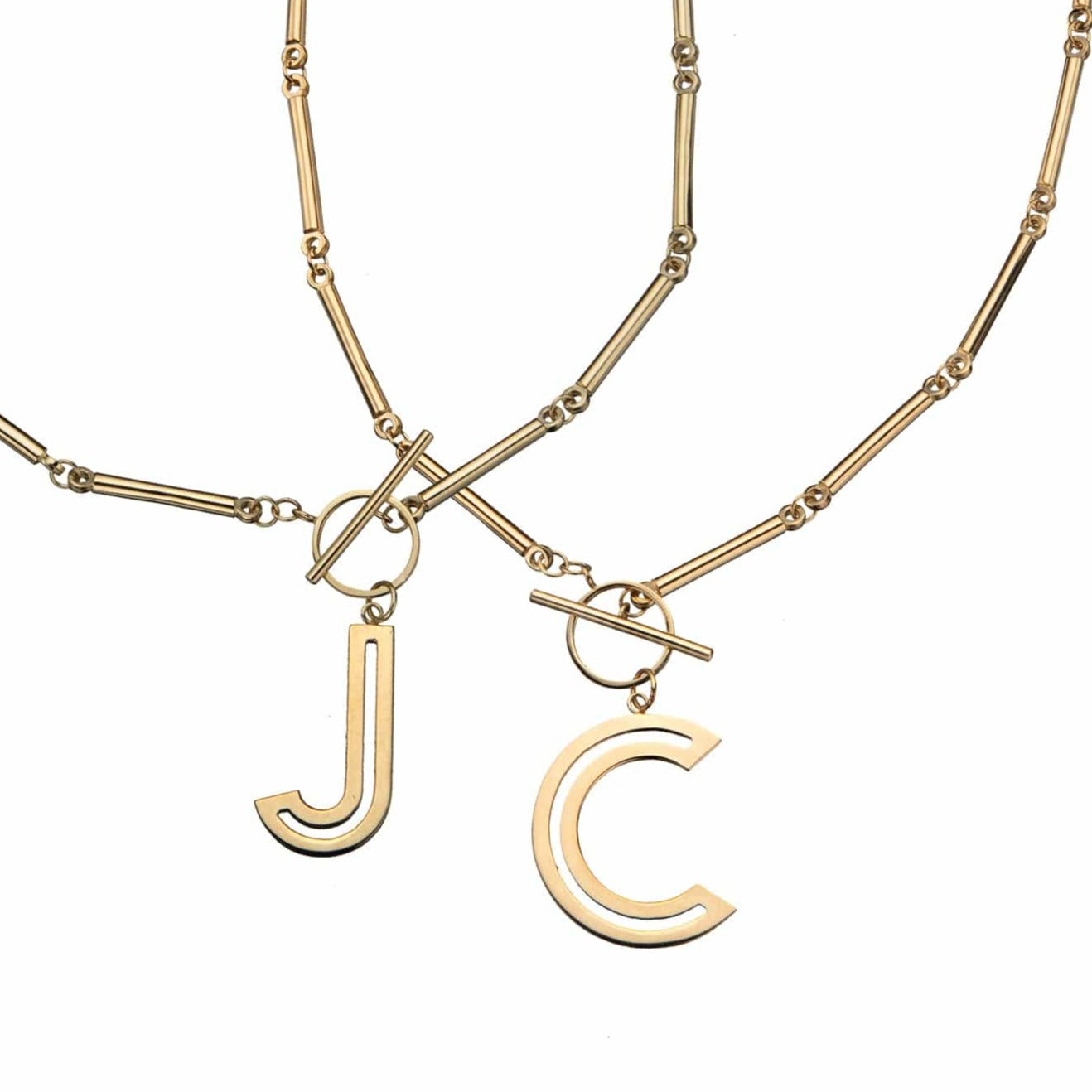 Jennifer Zeuner Jewelry Addie Necklace 18k yellow gold plated silver