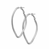 Jennifer Zeuner Jewelry Alex 2.5" Earrings sterling silver