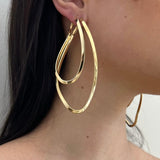 Jennifer Zeuner Jewelry Alex 2.5" Hoops