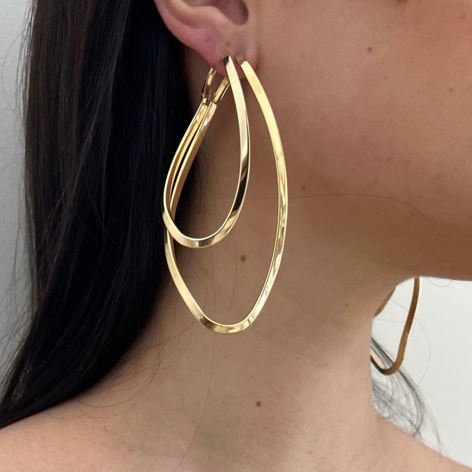 Jennifer Zeuner Jewelry Alex 2.5" Hoops