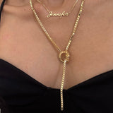 Jennifer Zeuner Jewelry Betty Nameplate Necklace