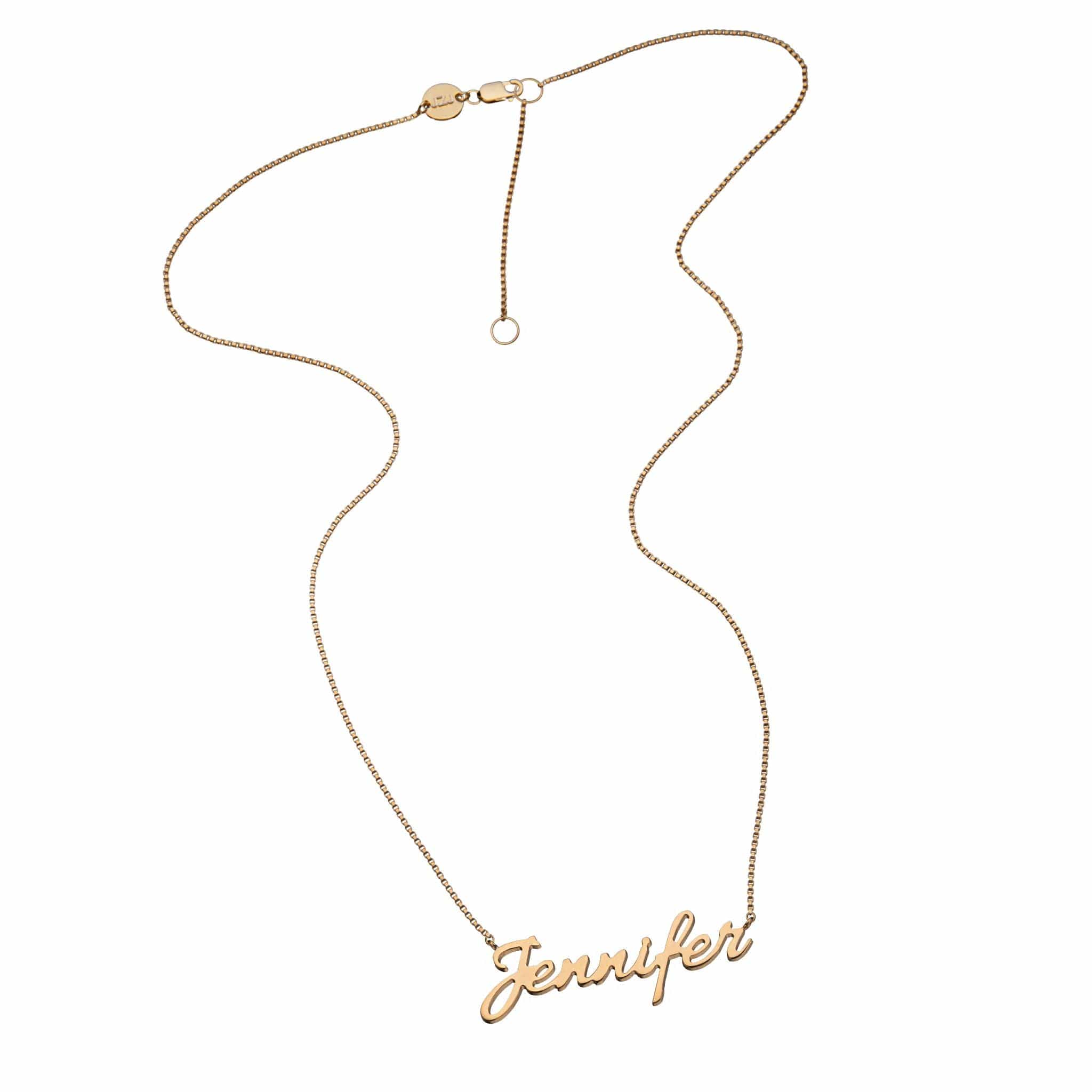 Jennifer Zeuner Jewelry Betty Necklace 14k yellow gold