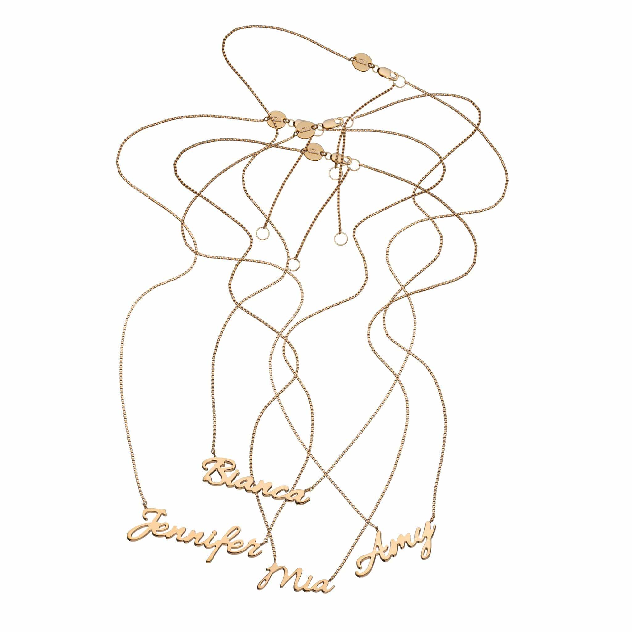 Jennifer Zeuner Jewelry  Betty Nameplate Necklace