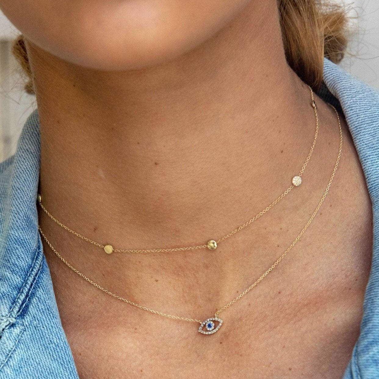 Jennifer Zeuner Jewelry Blinx 14k Necklace