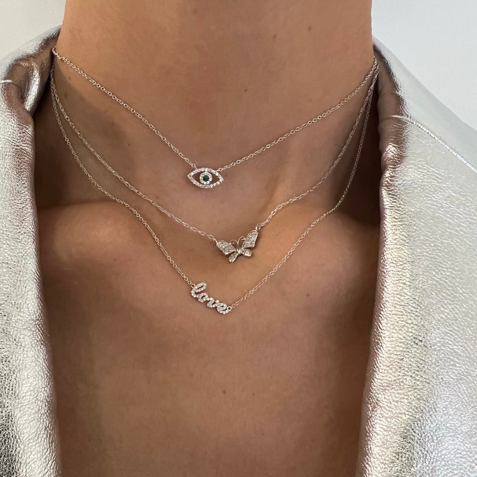 Jennifer Zeuner Jewelry Blinx 14k Necklace