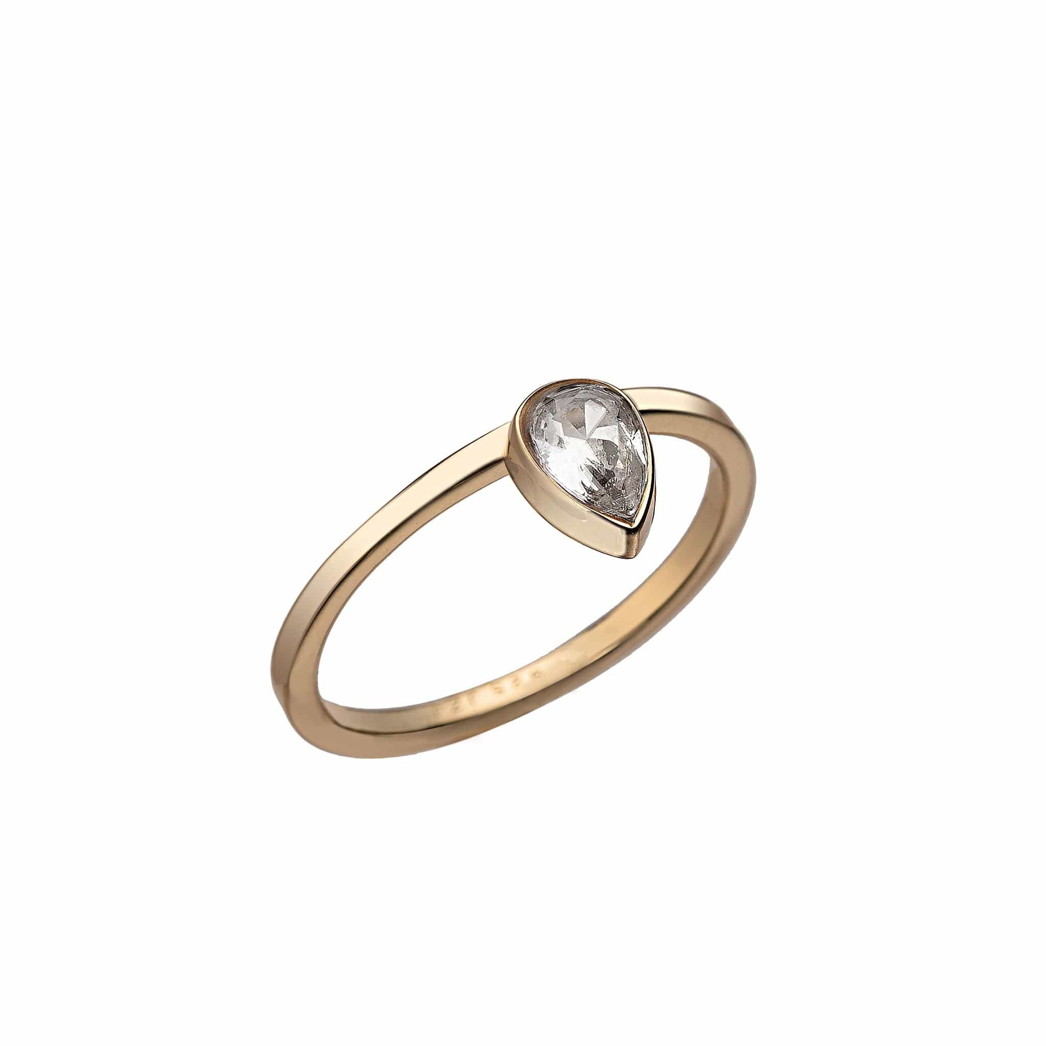 Jennifer Zeuner Jewelry Blyn Ring gold vermeil / 4