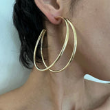 Jennifer Zeuner Jewelry Calista 2.5" Hoops