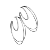 Jennifer Zeuner Jewelry Cara Hoops sterling silver