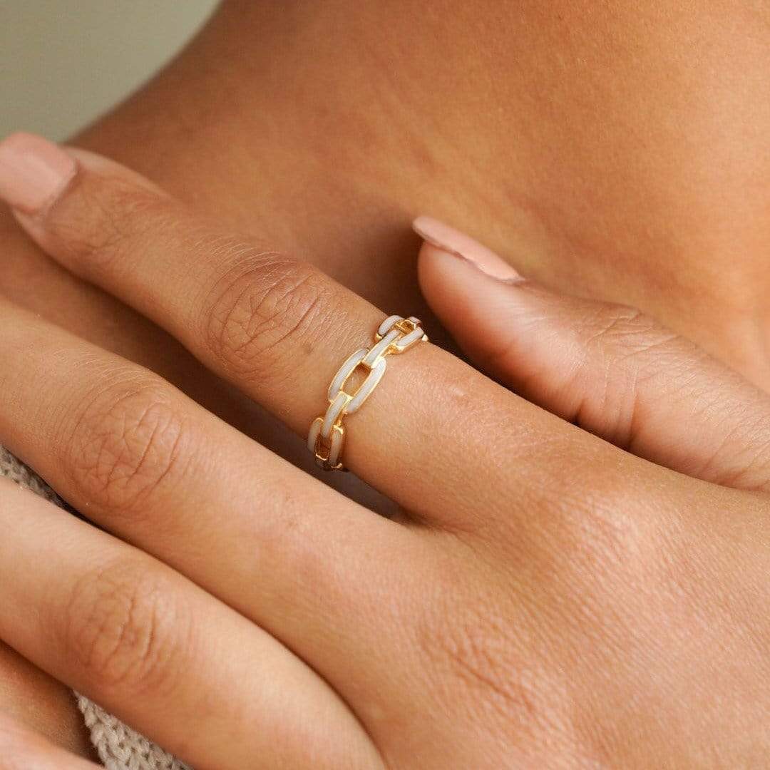 Jennifer Zeuner Jewelry Mia Enamel Ring