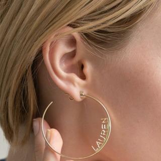Jennifer Zeuner Jewelry Ciara 2" Hoops