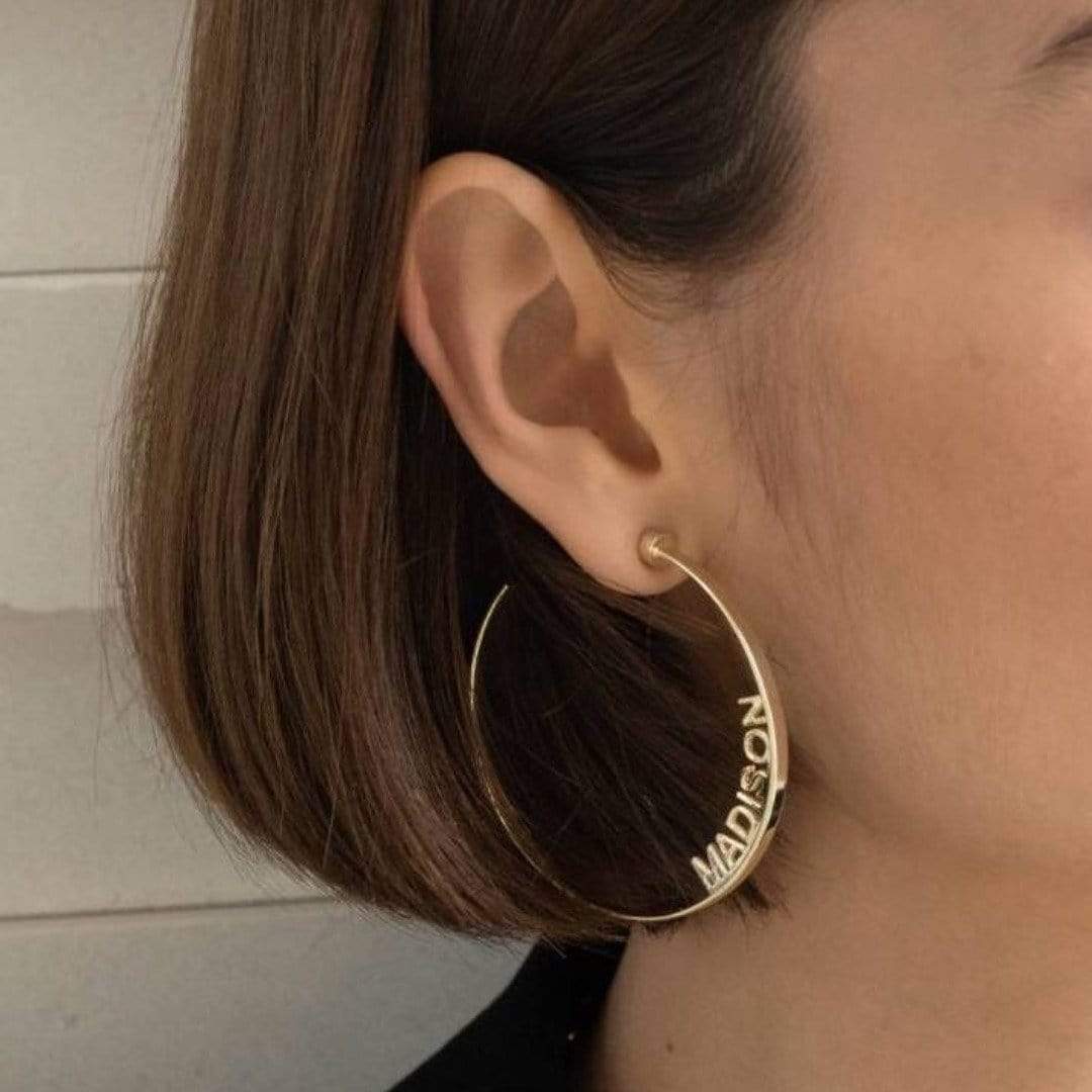 Jennifer Zeuner Jewelry Ciara 2" Hoops