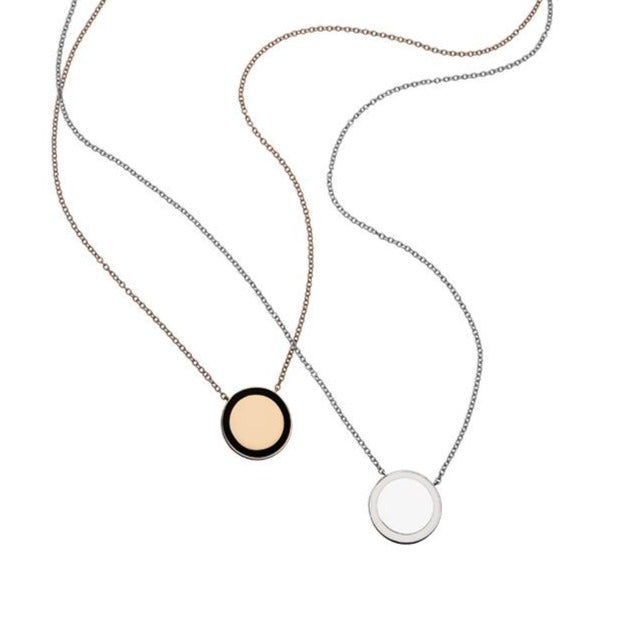 Jennifer Zeuner Jewelry Demi 14K Engraved Necklace