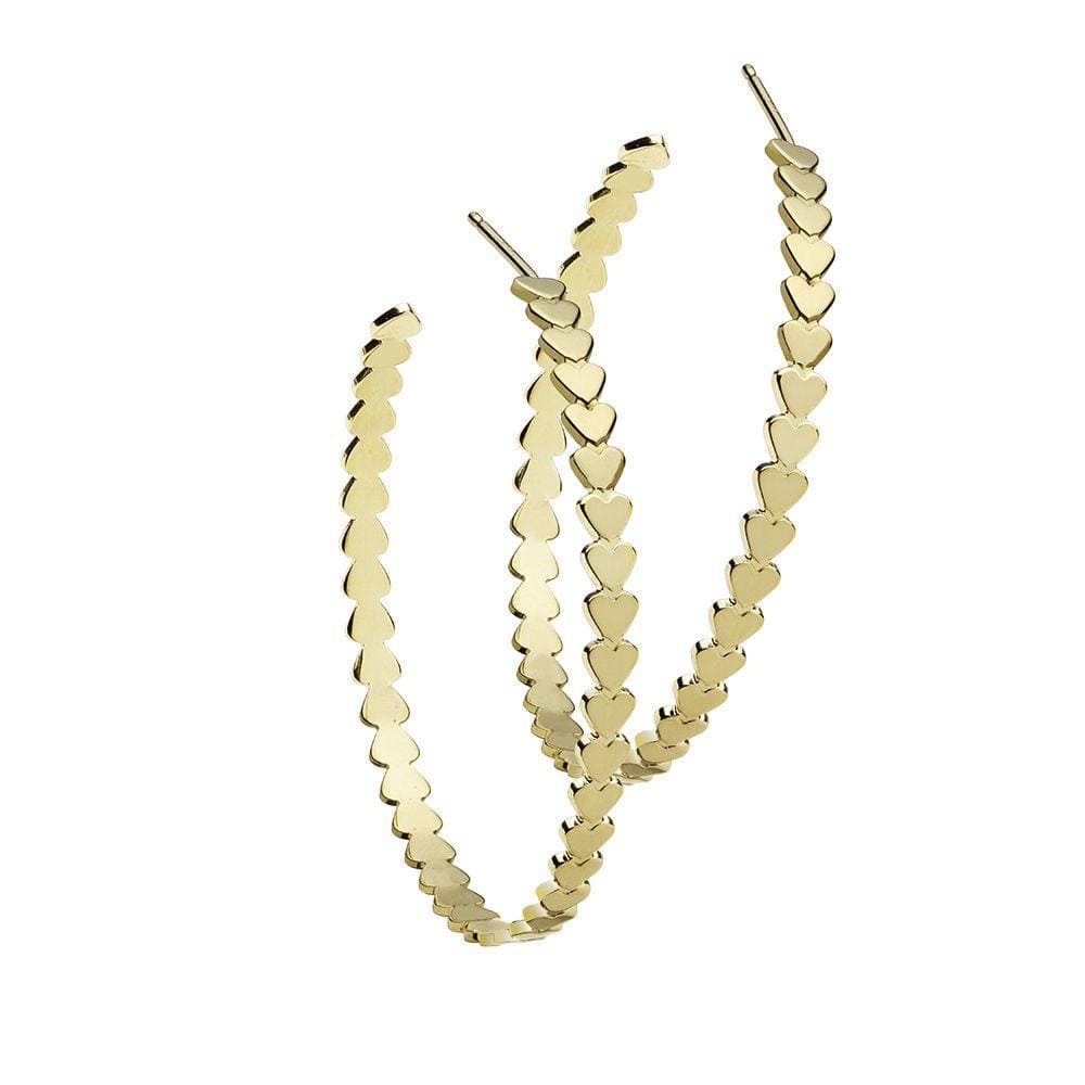 Jennifer Zeuner Jewelry Drea 2" Hoops