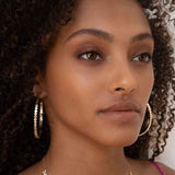 Jennifer Zeuner Jewelry Drea 2" Hoops