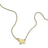 Jennifer Zeuner Jewelry Erin Mini Elephant Necklace gold vermeil
