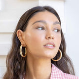 Jennifer Zeuner Jewelry Esme 2" Hoops