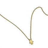Jennifer Zeuner Jewelry Faith Mini Necklace gold vermeil