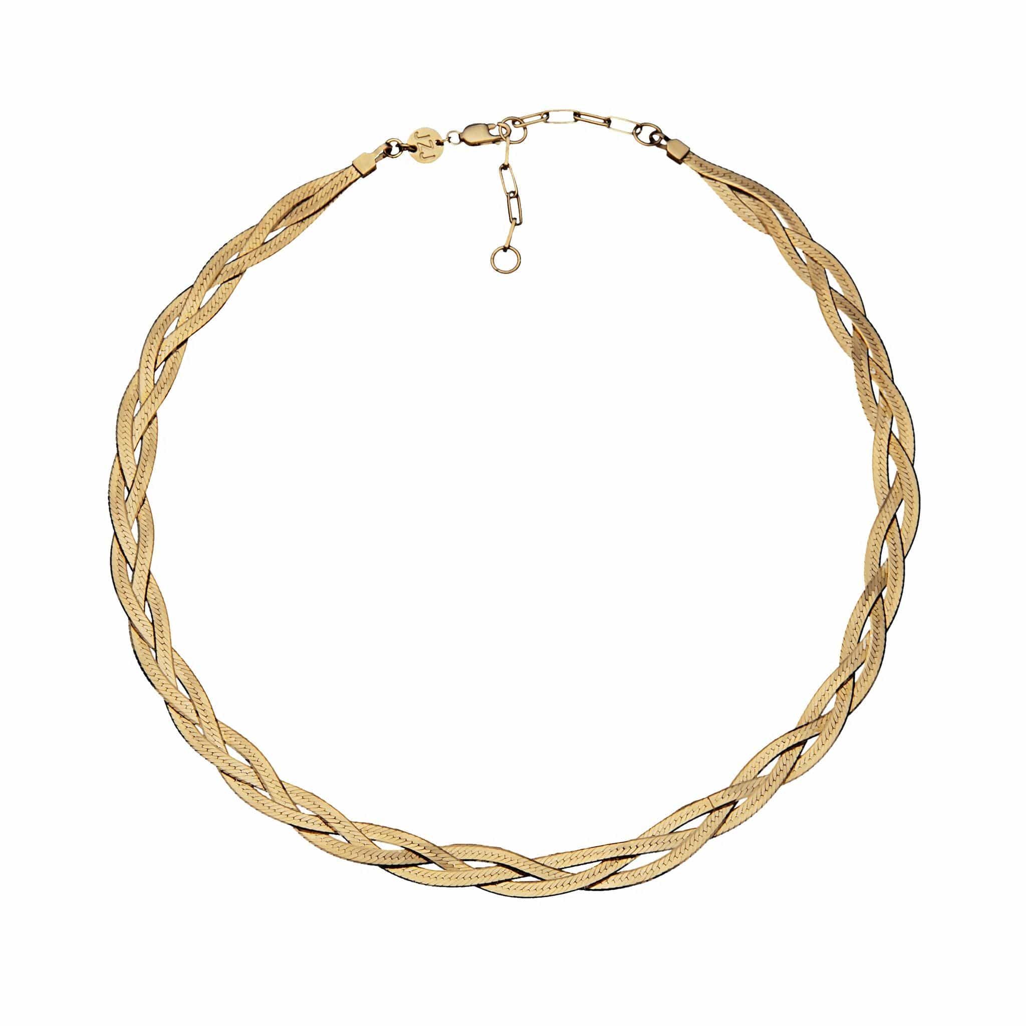 Jennifer Zeuner Jewelry Francesca Necklace gold vermeil