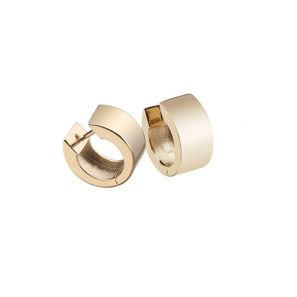 Jennifer Zeuner Jewelry Genelle Huggies 14k yellow gold